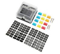 6-Wege-Sicherungskasten Auto Boot Stromverteilung Sicherung für Shalter Block Panel 12V 32V für Automotive Marine PBT Schwarz