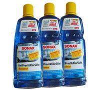 6 x SONAX AntiFrost&KlarSicht Konzentrat 1l, Frostschutz, Enteiser, Reiniger