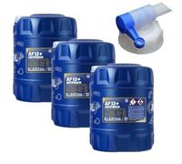 60 Liter (3x20) MANNOL 4112 Longlife AF12+ Kühlerfrostschutz rot + Hahn
