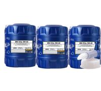 60 Liter MANNOL Elite 5W-40 Motoröl 5W40 FIAT OPEL VW Mercedes RENAULT + Hahn