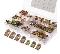 60 Pcs Stollenmutter Autohalterclips Befestigungselemente Für Karosseriebleche