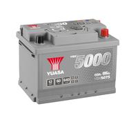 60Ah Autobatterie Yuasa YBX5075 12V 640A Silver High Performance Starterbatterie