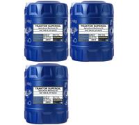 60l Mannol 7406 Motoröl Traktor Superoil 15W-40 3x20l