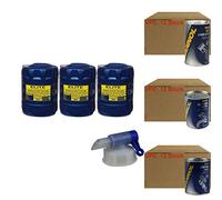 60L Motoröl MANNOL Elite 5W-40 12xLeak-Stop+Motor Doctor+Motor Flush