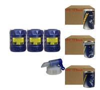60L Motoröl MANNOL Energy 5W-30 12xLeak-Stop+Motor Doctor+Motor Flush