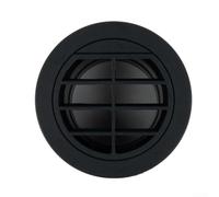 60mm Heizungsrohr Auslass Schwarz Drehbar Für Webasto | Hochwertiger Kunststoff, wetterfest, kompatibel mit für eberspacher, ideal für Nachrüstung, langlebig
