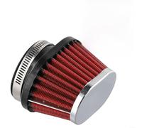 60mm Motorrad Luftfilter Kegelrot Edelstahl Mesh Sportluftfilter für ATV für quad Roller Vergaser Ansaugtrichter
