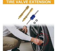 60mm Reifenventilverlängerung mit Kopfentferner, Dichtringe, 1 Satz, für Autos