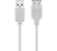 60x Goobay 50962 USB 2.0 Hi-Speed-Verlängerungskabel, grau, 5 m - USB-2.0-Stecke