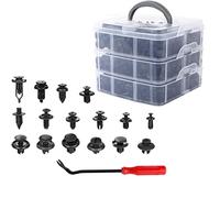 630 Teile XXL Box Befestigungsclips Nieten Stifte Universal Reparatur Kit + Hebelwerkzeug DM Autoteile 2142
