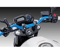 6461 - universal lenker konisch für motorräder 22-29mm h 61mm kompatibel mit universal universal FARBE BLAU