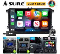 64G Android 15 Autoradio DAB+ Kam Für VW Golf 5 6 Touran Tiguan Passat POLO