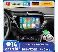 64G Carplay Für Opel Corsa F 2019-2023 Android14 Autoradio GPS NAVI DAB+ SWC DSP