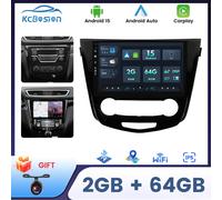 64G Für Nissan X-Trail T32/Qashqai 2 J11 2013-17 Android 15 Autoradio Carplay BT