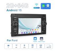 64GB Android 15.0 Autoradio GPS Navi Für Ford Transit C S-Max Focus Kuga Fusion