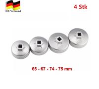 65 - 67 - 74 - 75 mm Ölfilterschlüssel Ölfilterkappe für VW Mercedes BMW AUDI DE