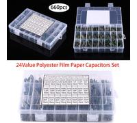 660x Polyester Film Capacitor Folienkondensator 24Werte 0.22-470nF Sortiment Kit