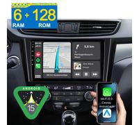 6G+128G Android 15 Autoradio CarPlay Für Nissan X Trail Qashqai J11 2014-2018 4G
