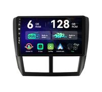 [6G+128G | Eingebaut DAB+ 4G] - MSD Autoradio für Subaru Forester/Impreza 2007-2012 | Android 16 GPS Navi Radio | CarPlay Android Auto Lenkradsteuerung WiFi DSP | Caméra MIC | Octa-Core 2 Din 9 Zoll
