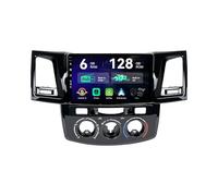 [6G+128G | Eingebaut DAB+ 4G] - MSD Autoradio für Toyota Fortuner Hilux Revo Vigo (2004-2014) | Android 15 GPS Radio | CarPlay Android Auto Lenkradsteuerung DSP | Caméra MIC | Octa-Core 2 Din 9 Zoll