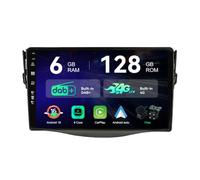 [6G+128G | Eingebaut DAB+ 4G] - MSD Autoradio für Toyota RAV4 (2007-2012) | Android 16 GPS Navi Radio | CarPlay Android Auto Lenkradsteuerung Dual-Band WiFi DSP | Caméra MIC | Octa-Core 2 Din 9 Zoll