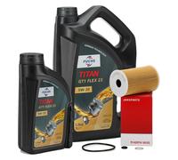 6L 6 Liter FUCHS Motoröl 5W30 + HERTH+BUSS Ölfilter J1310514 für HYUNDAI KIA