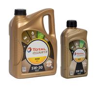 6L 6 Liter TOTAL Motoröl Öl QUARTZ 9000 NFC 5W-30 ACEA A5/B5 FORD WSS-M2C913-D