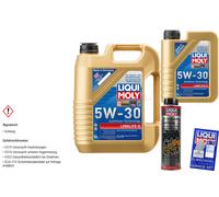 6L LIQUI MOLY Longlife III 5W-30 Motoröl Öl-Schlamm-Spülung Motorreiniger