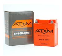 6N6-3B-1 Atom AGM Gel Motorradbatterie 6V 6Ah-Kawasaki KE 175 1976 - 1978