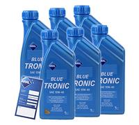 6x 1 L LITER ARAL BLUETRONIC BLUE TRONIC 10W-40 MOTOR-ÖL MOTOREN-ÖL 32007199