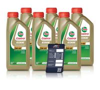 6x 1 L LITER CASTROL EDGE 5W-40 MOTOR-ÖL MOTOREN-ÖL
