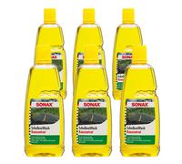6x 1 L LITER SONAX SCHEIBENWASH KONZENTRAT MIT CITRUSDUFT SCHEIBEN REINIGER