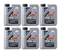 6x 1 Liter Liqui Moly 1091 MoS2 Leichtlauf 10W-40 Öl Motoröl