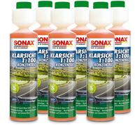 6x 250ml SONAX KLARSICHT 1:100 KONZENTRAT SCHEIBEN REINIGER WASCHANLAGE