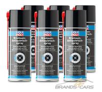 6x 400 ml LIQUI MOLY BREMSEN-ANTIQUIETSCHSPRAY DOSE AEROSOL SPRAY SPRÜHDOSE