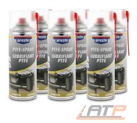 6x 400ml PRESTO PTFE FETT SPRAY SCHMIER MITTEL KORROSIONS SCHUTZ KFZ 30649185