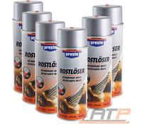 6x 400ml PRESTO ROST LÖSER ENTFERNER UMWANDLER KRIECH ÖL SCHMIER MITTEL SPRAY