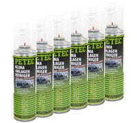 6x 500ml PETEC 71350 Klimaanlagenreiniger Aktivschaum Zitrus-Schaum Desinfektion