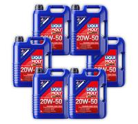 6x 5L LIQUI MOLY 1255 Motoröl Touring High Tech 20W-50 Motorenöl Motor Öl
