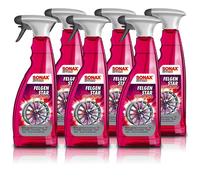 6x 750ml SONAX FELGENSTAR FELGENREINIGER FELGE FELGEN REINIGER AUTOPFLEGE PFLEGE