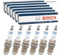 6X BOSCH 0 242 235 668 ZÜNDKERZE ZÜNDKERZEN NICKEL FR 7 LD+