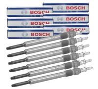 6x Bosch Glühkerzen Duraterm passend für Mercedes E-Klasse W211 C-Klasse W203