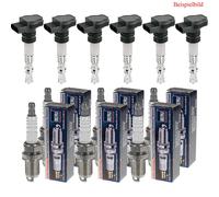 6x BOSCH Zündspule + BERU Zündkerze für Audi A5 Cabriolet 8F7 S5 quattro VW