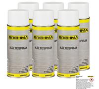 6x BREHMA Kältespray Eisspray Kälte Spray Vereisungsspray Kühlspray 400ml -45°C