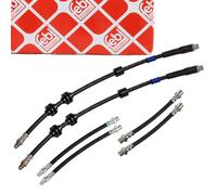 6x febi Bremsschlauch Bremsleitung für BMW 1er E81-88 3er E90-93 vorne + hinten