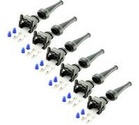 6x Fuel Injektor Stecker Einspritzdüse Einspritzventil für Bosch EV1 037906240