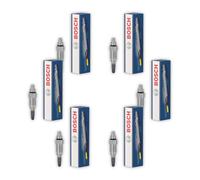 6x Glühkerze BOSCH 0 250 201 032 für Audi VW Volvo Seat Skoda 80 B2 100 C3