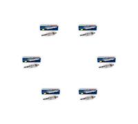 6x Glühkerze BOSCH 0 250 202 001 für Alfa Romeo Ford Renault Citroën Peugeot Fiat