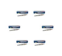 6x Glühkerze BOSCH 0 250 212 010 11V M 10 x 1;25; Stabglühkerze; nachglühfähig 96mm