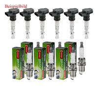 6x KAMOKA Zündspule + DENSO Zündkerze für Rover 75 RJ 2.0 V6 MG